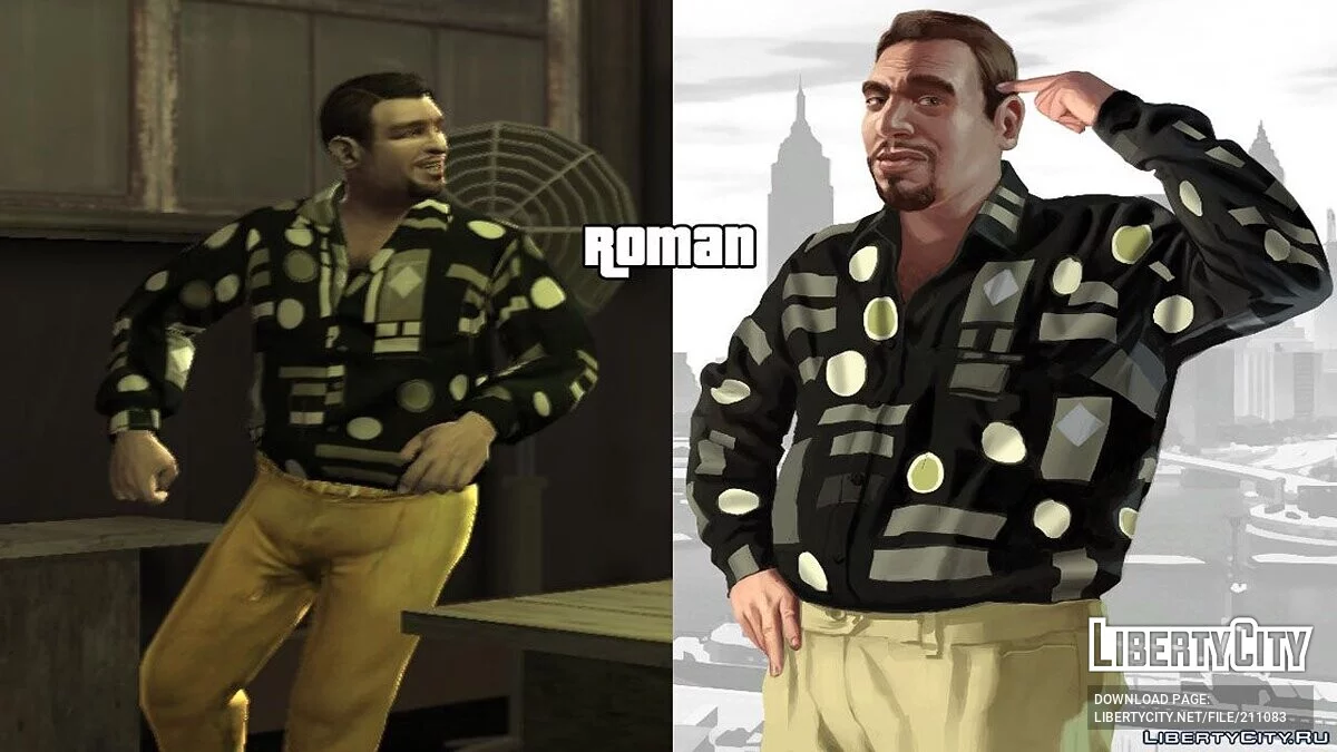 Бета одежда для Мэнни, Плейбоя Х и Романа / GTA 4