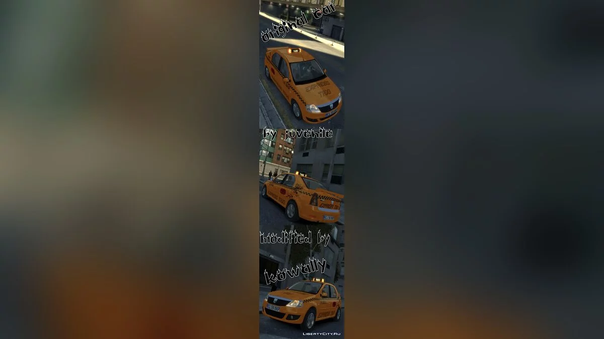 Dacia Logan Facelift Taxi / GTA 4