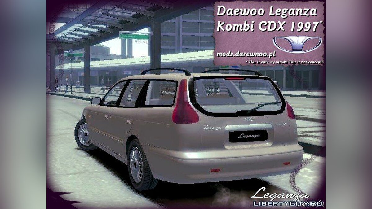 Скачать 1997 Daewoo Leganza Wagon для GTA 4