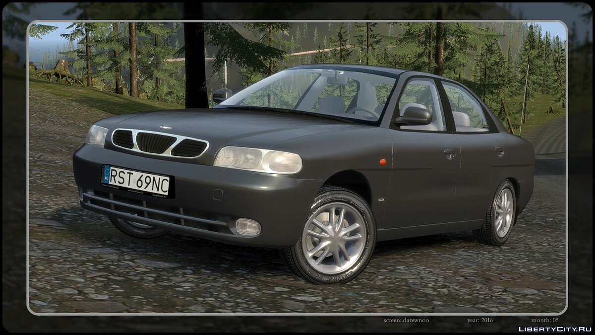 Скачать Daewoo Nubira I sedan CDX PL 1997 для GTA 4