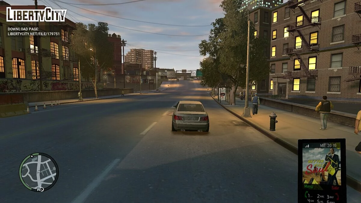 Тема для телефона в стиле сериала «Лучше звоните Солу» / GTA 4