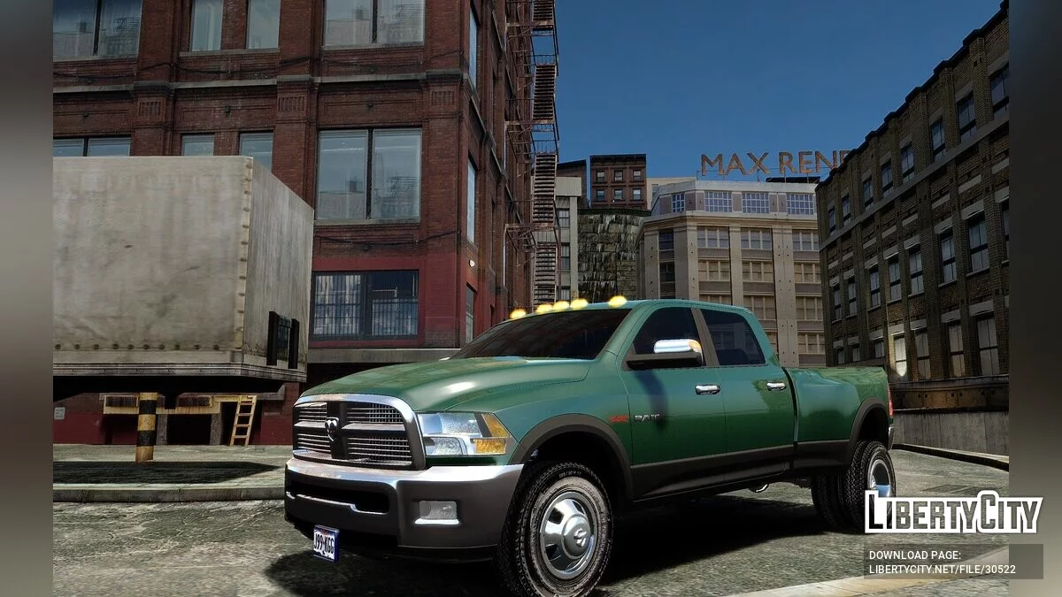 Dodge Ram 3500 2010 (Stock version №2) / GTA 4