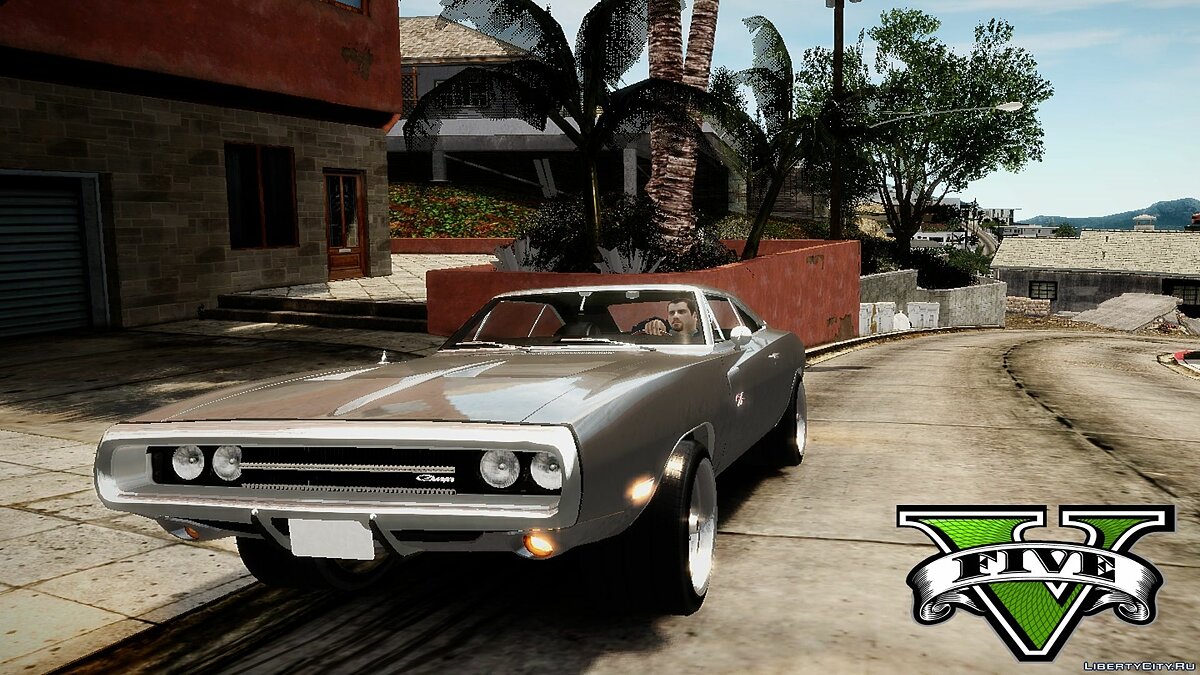 Скачать Fast and Furious 7 1970 Dodge Charger Movie car mod v2.0 для GTA 4