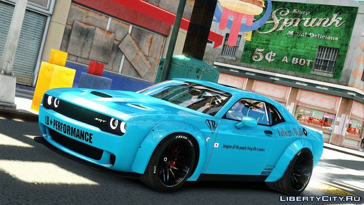 Dodge Challenger обвес Liberty walk