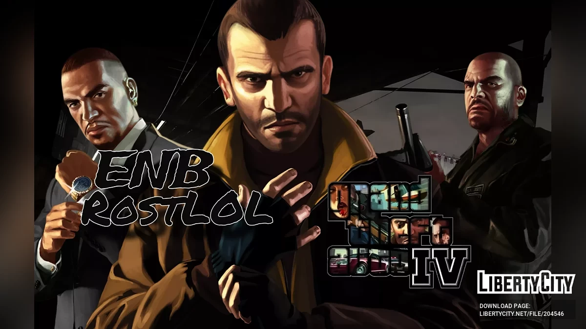 ENB для GTA 4. На слабых и средних ПК (Обновлено 1.6) / GTA 4