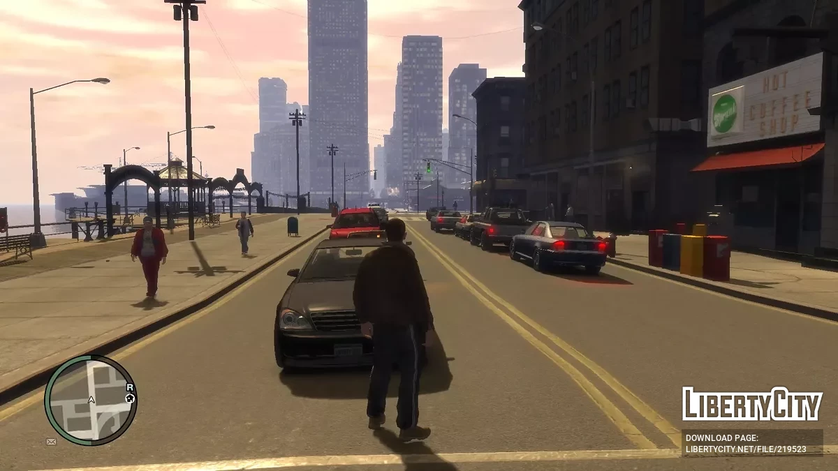 Улучшенные тени и чёткость картинки / GTA 4