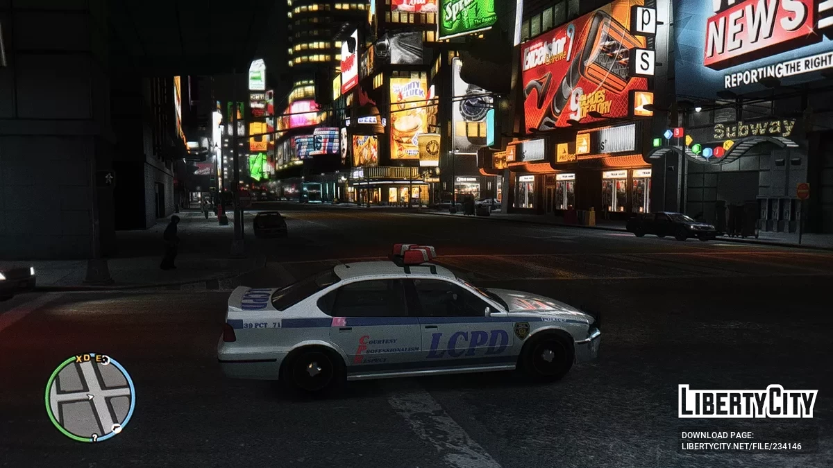 Натуральное Освещение [ReShade] / GTA 4