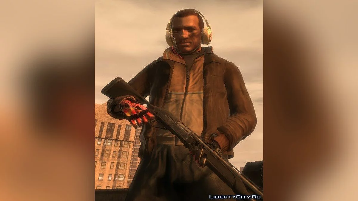 Перчатки "Red Bull" / GTA 4