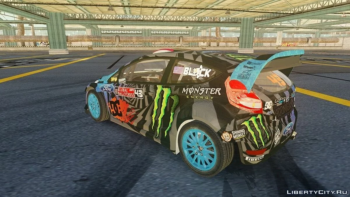 Ford Fiesta Rallycross - Ken Block [Hoonigan] 2013 / GTA 4