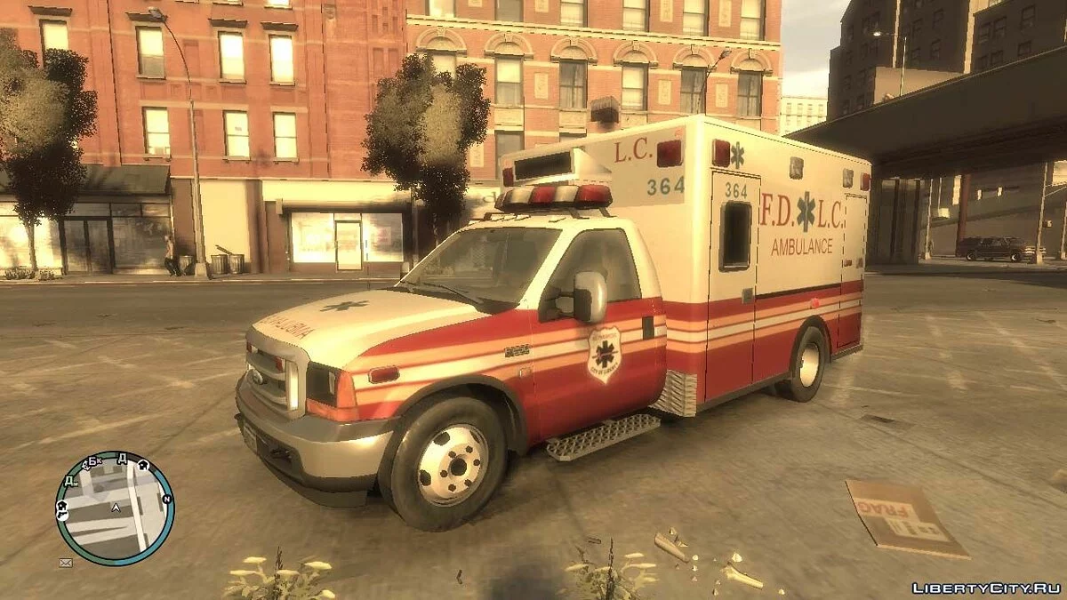 Ford F-250 Super Duty FDLC Ambulance / GTA 4