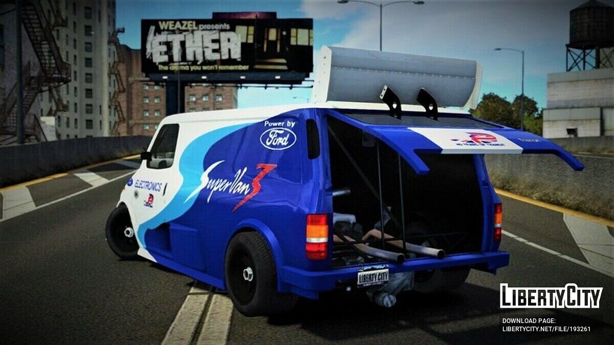 Скачать Ford Transit Supervan 3 для GTA 4