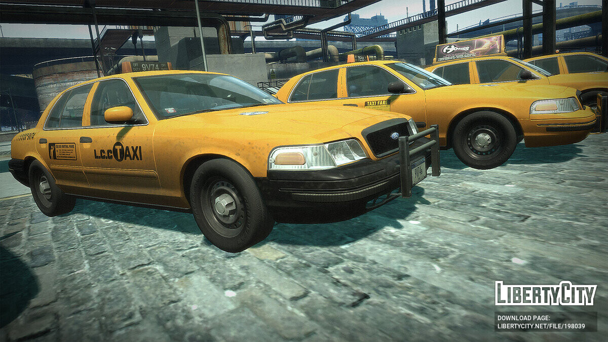 Скачать 2001 Ford Crown Victoria L.C.C Taxi для GTA 4