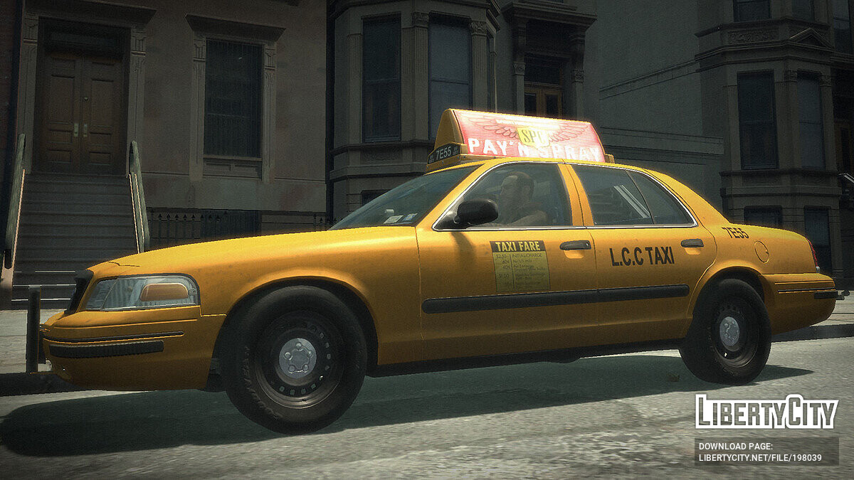 Скачать 2001 Ford Crown Victoria L.C.C Taxi для GTA 4