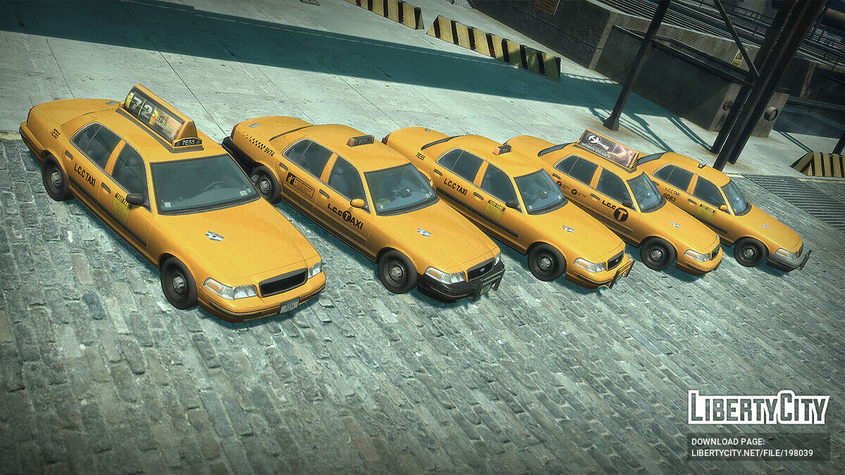 Скачать 2001 Ford Crown Victoria L.C.C Taxi для GTA 4