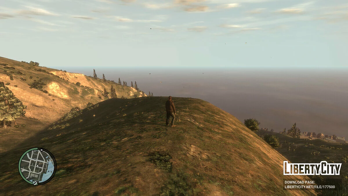 Часть горной местности из GTA 5 / GTA 4