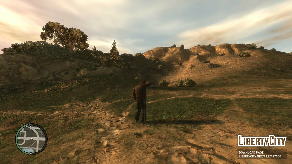 Часть горной местности из GTA 5 / GTA 4