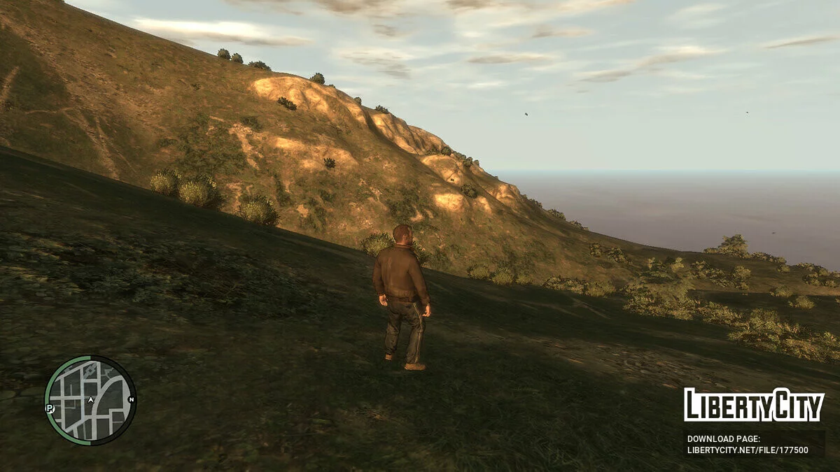 Часть горной местности из GTA 5 / GTA 4