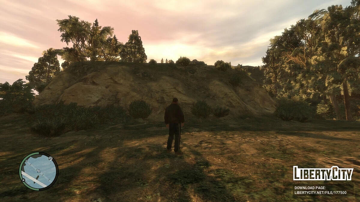 Часть горной местности из GTA 5 / GTA 4