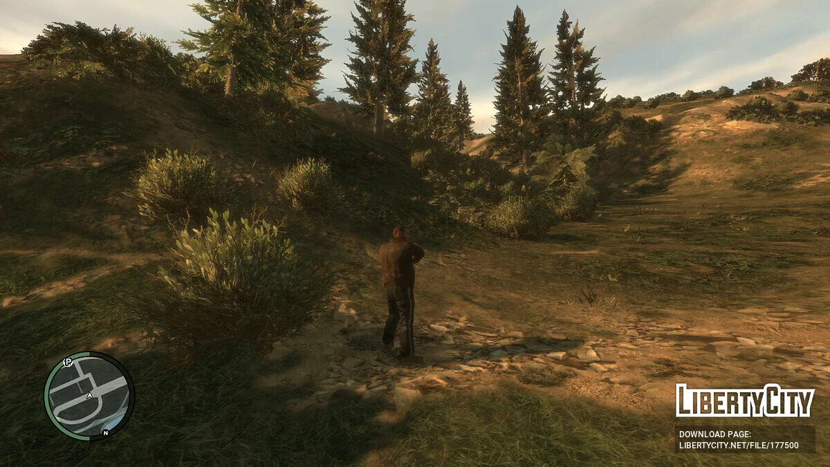 Часть горной местности из GTA 5 / GTA 4