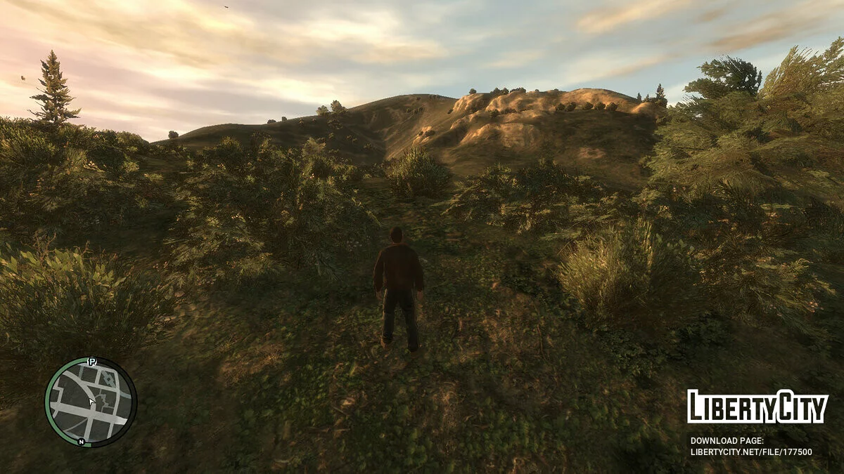 Часть горной местности из GTA 5 / GTA 4