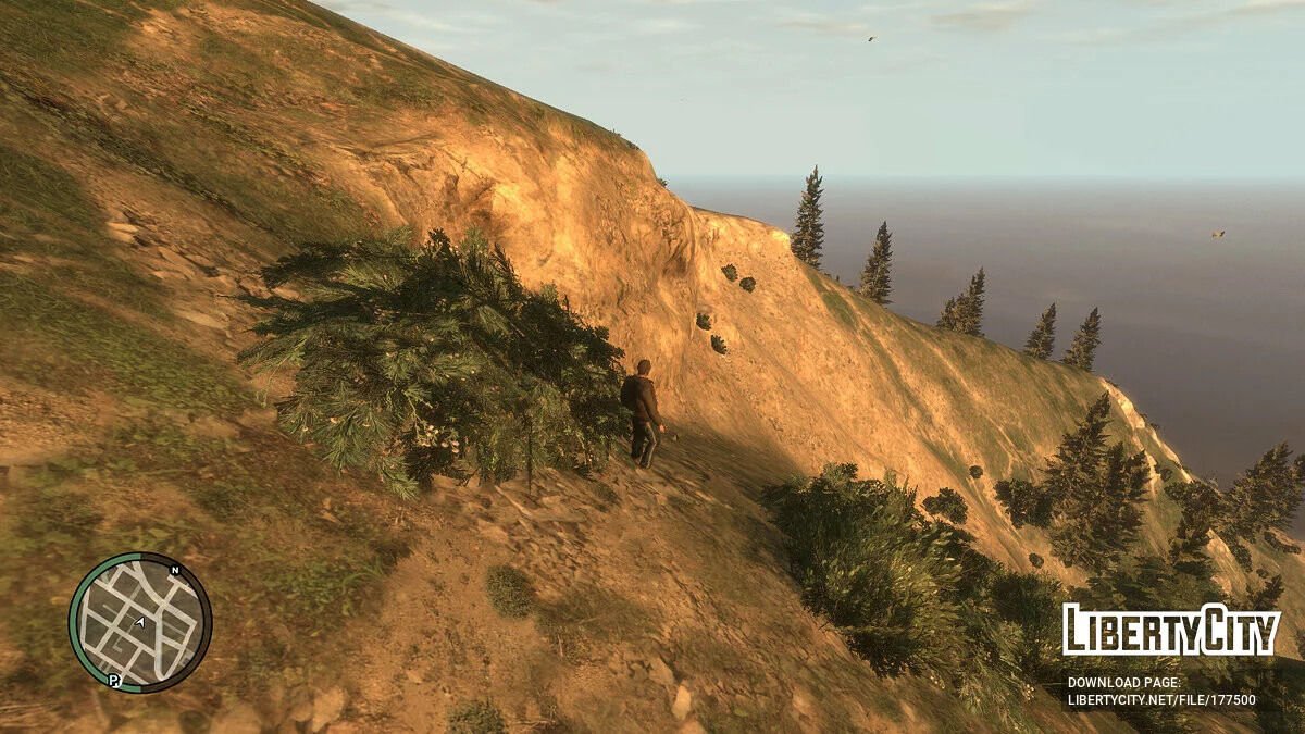 Часть горной местности из GTA 5 / GTA 4