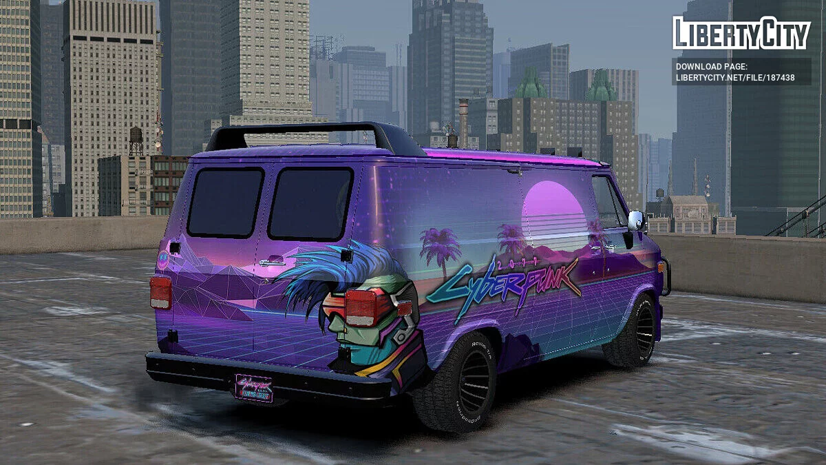 GMC Vandura G-1500 [Cyberpunk] / GTA 4