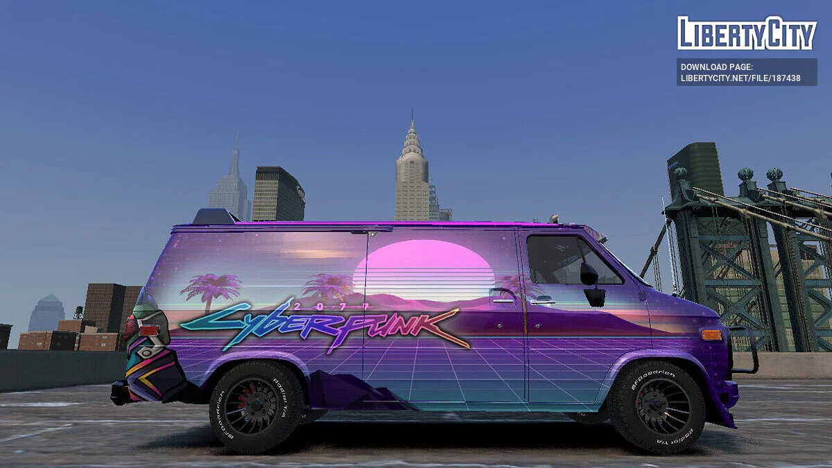 GMC Vandura G-1500 [Cyberpunk] / GTA 4