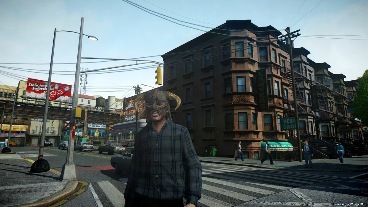 [TES V] Dragonborn helmet / GTA 4