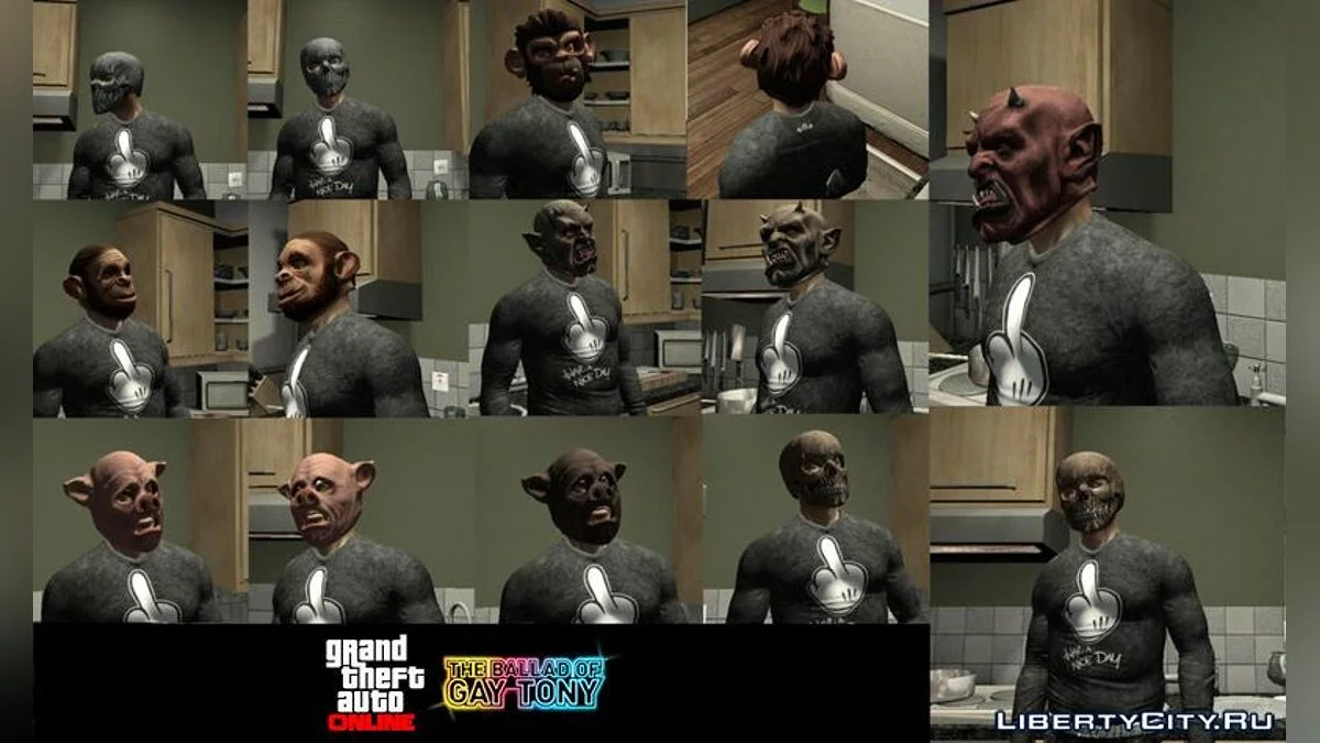 Masks from GTA Online [TBOGT] / GTA 4