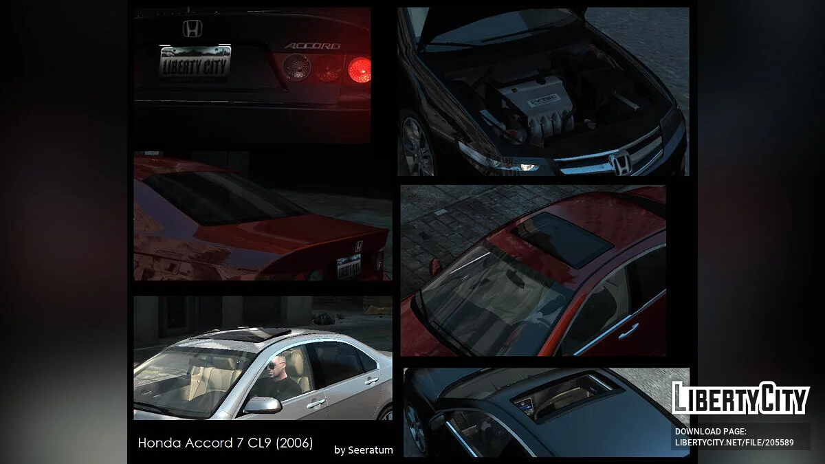 Honda Accord 7 (CL9) 2006 / GTA 4