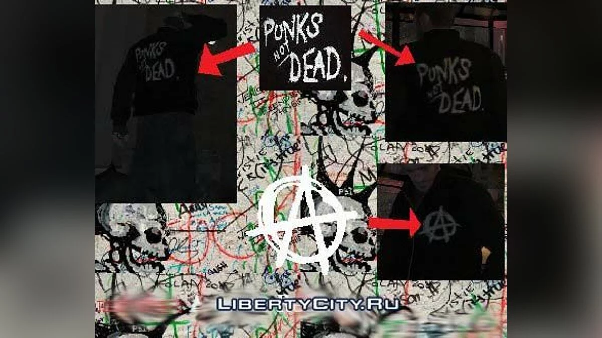 Punks Not Dead Jacke / GTA 4