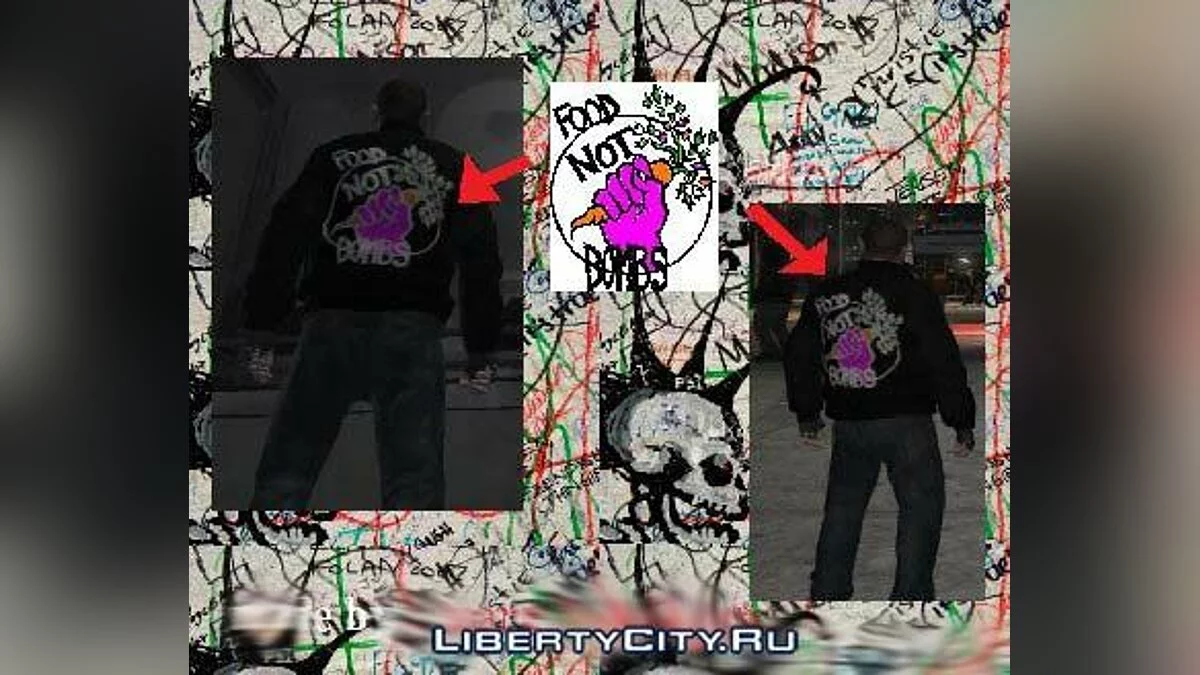 Food Not Bombs Jacke / GTA 4