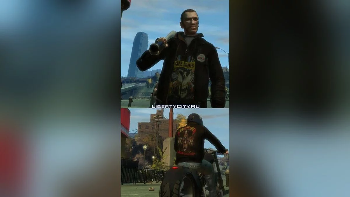 Guns N' Roses Leather / GTA 4