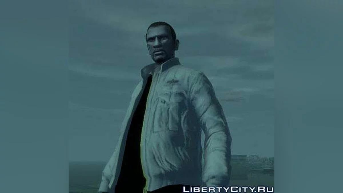 Alpha Jacke in weiß / GTA 4