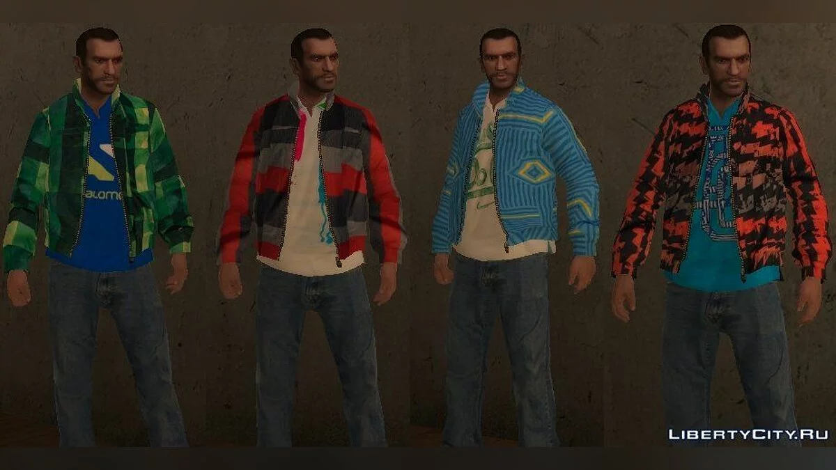 Пак спортивных курток / GTA 4