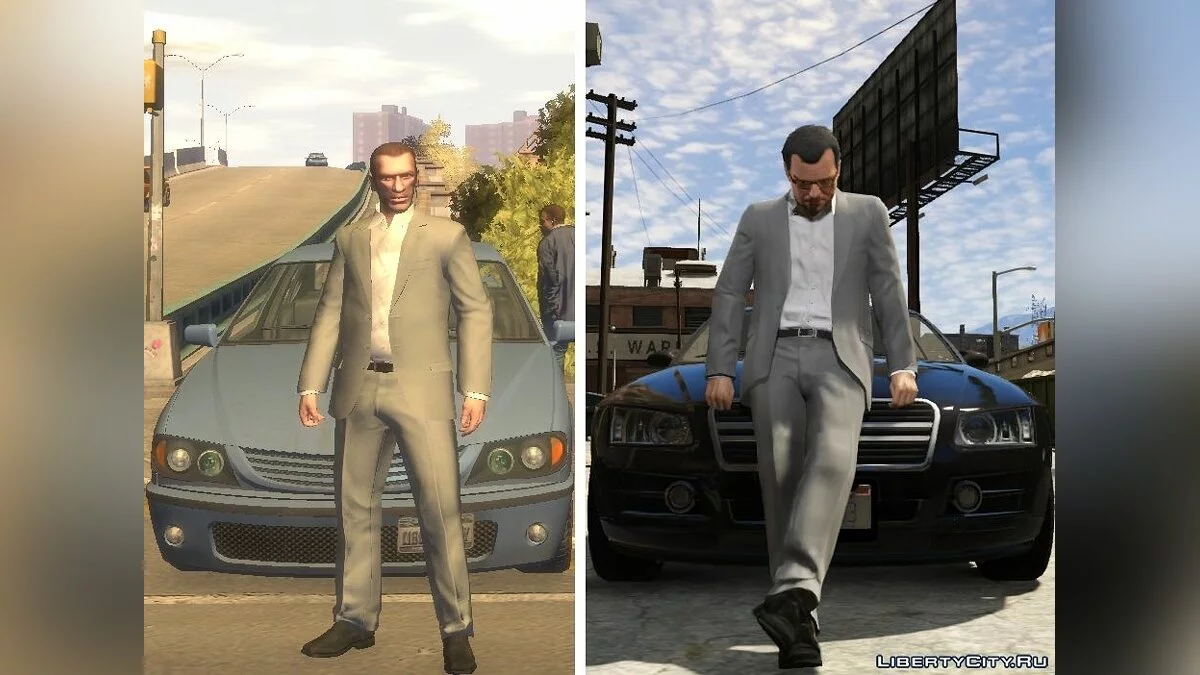 Костюм Майкла из GTA 5 / GTA 4