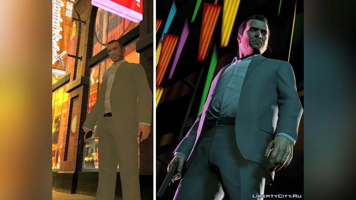 Костюм Майкла из GTA 5 / GTA 4