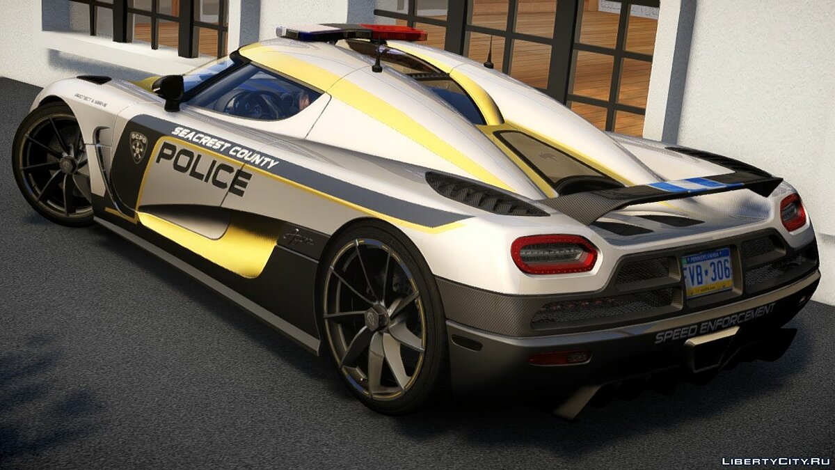 Скачать 2013 Koenigsegg Agera Police [EPM] для GTA 4