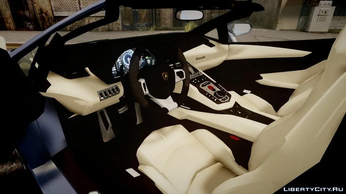  Lamborghini Aventador Roadster [EPM] / GTA 4