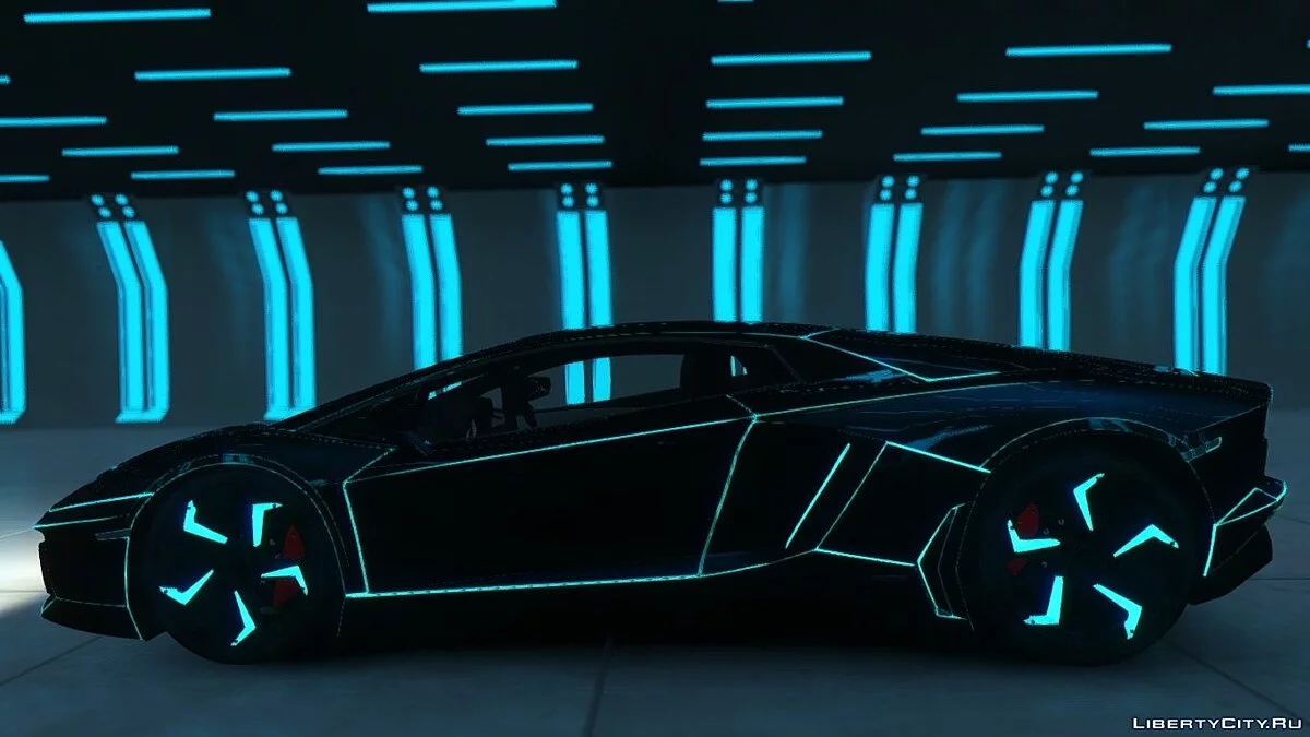 Lamborghini Aventador TRON Edition [EPM] / GTA 4