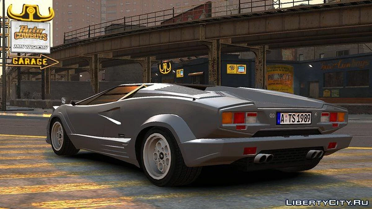 1989 Lamborghini Countach 25th Anniversary v1.0 / GTA 4