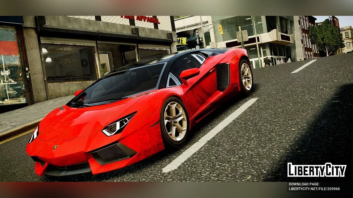 Lamborghini Aventador / GTA 4