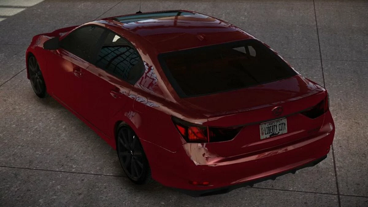 Lexus GS 350 Moving Steering Wheel / GTA 4
