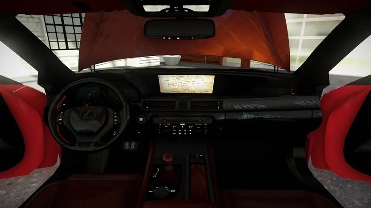 Lexus GS 350 Moving Steering Wheel / GTA 4