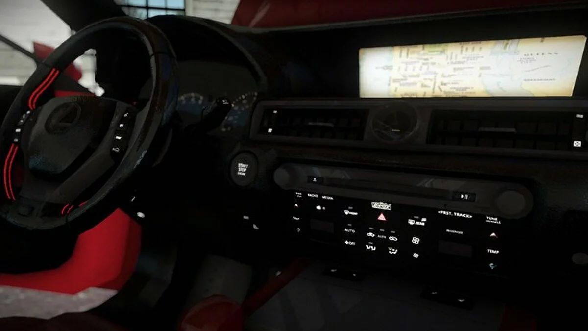Lexus GS 350 Moving Steering Wheel / GTA 4