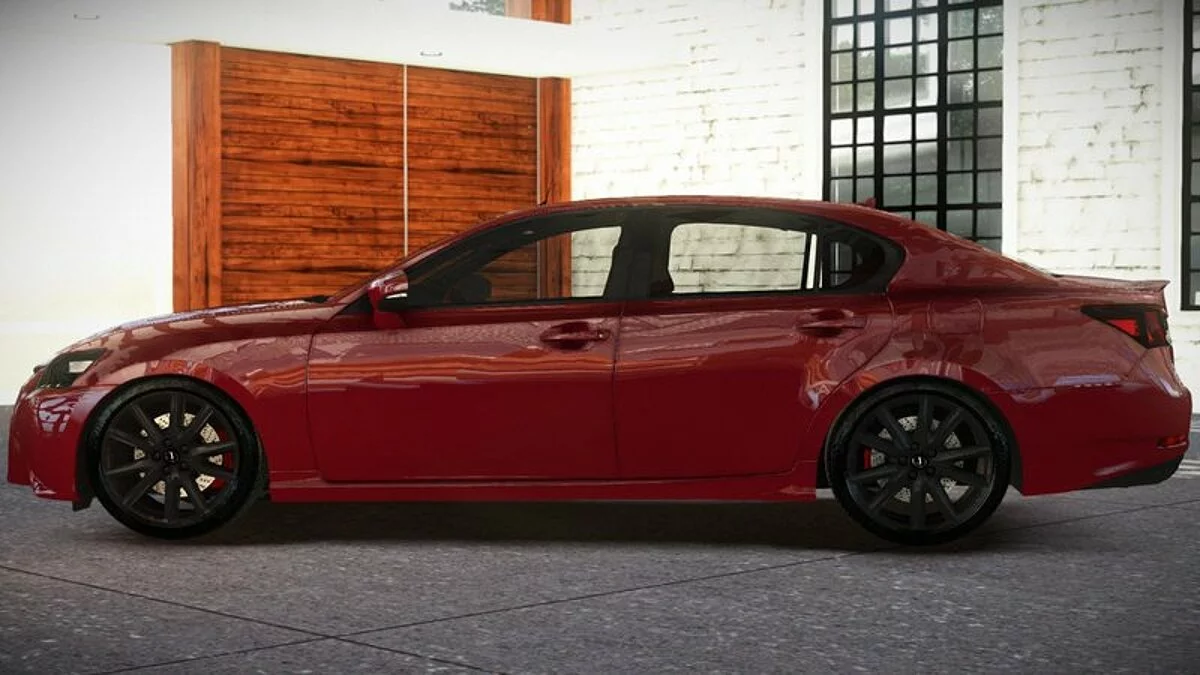 Lexus GS 350 Moving Steering Wheel / GTA 4