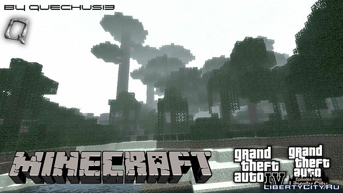 Скачать Minecraft Map Landscape Mod для GTA 4