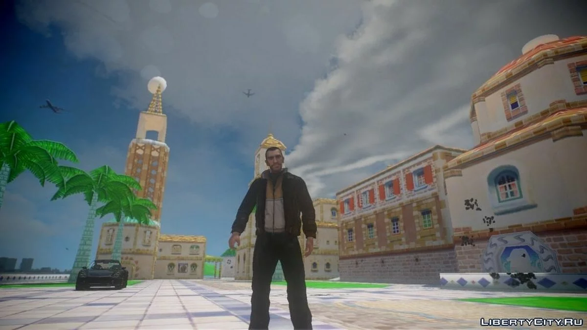 Super Mario Sunshine - Delfino Plaza / GTA 4