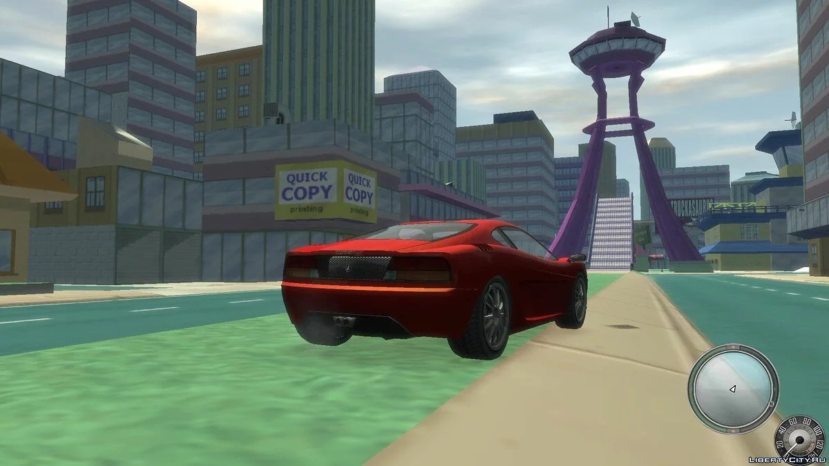 Springfield IV – карта из Simpsons: Hit and Run / GTA 4