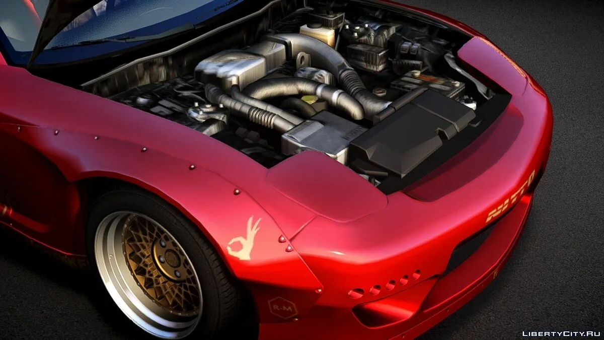 Mazda RX-7(FD3S) RocketBunny (EPM) / GTA 4